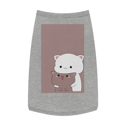 Cute Cat Hug Pet Tank — Kawaii Kitten Dog Shirt