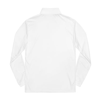 Embroidered Adidas Quarter-Zip Pullover — Lightweight Athletic Layer