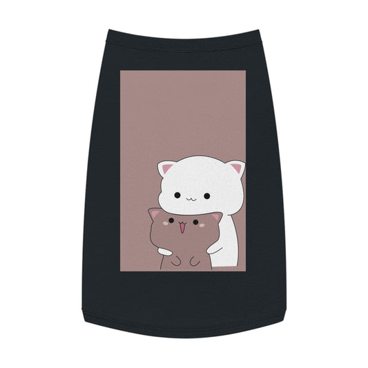 Cute Cat Hug Pet Tank — Kawaii Kitten Dog Shirt