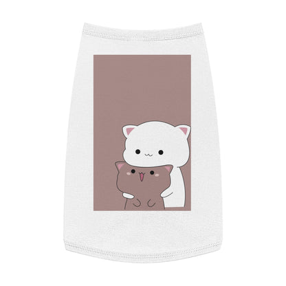 Cute Cat Hug Pet Tank — Kawaii Kitten Dog Shirt