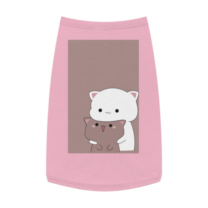 Cute Cat Hug Pet Tank — Kawaii Kitten Dog Shirt