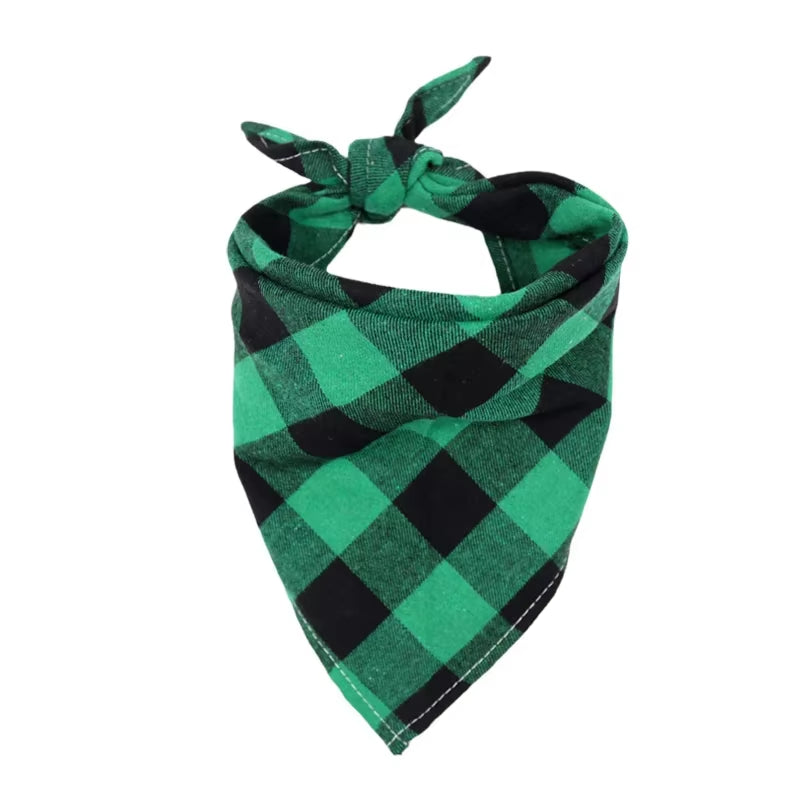 Classic Dog Bandana – Stylish Cotton Bibs for Medium & Large Dogs